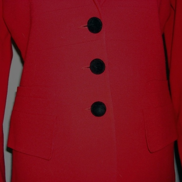 Vintage Thalian wool crepe blazer 4 or 4P EUC - Picture 8 of 8